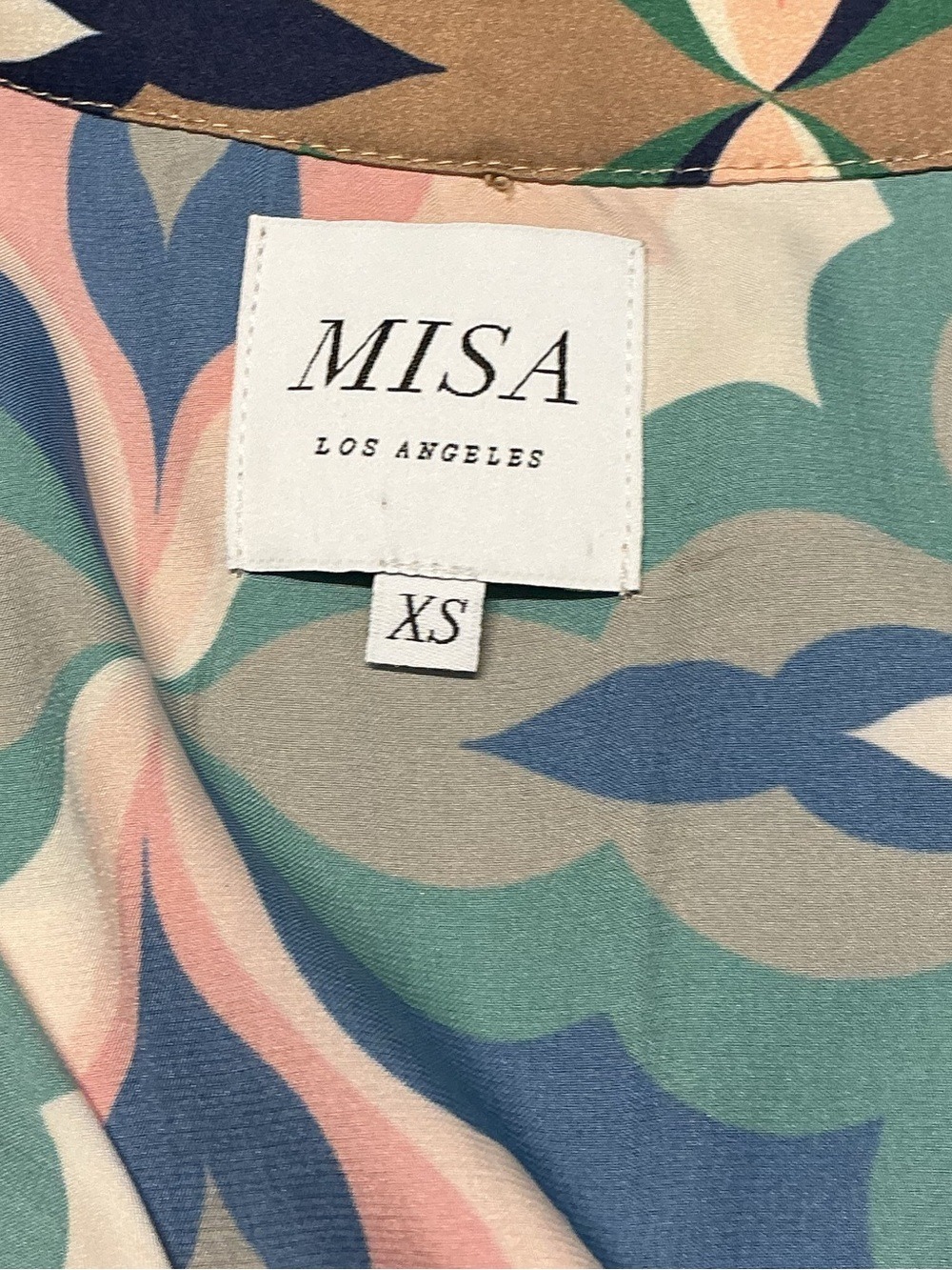 Misa Los Angeles Anabella Sleeveless Maxi Dress in Geometric Floral - Picture 10 of 15